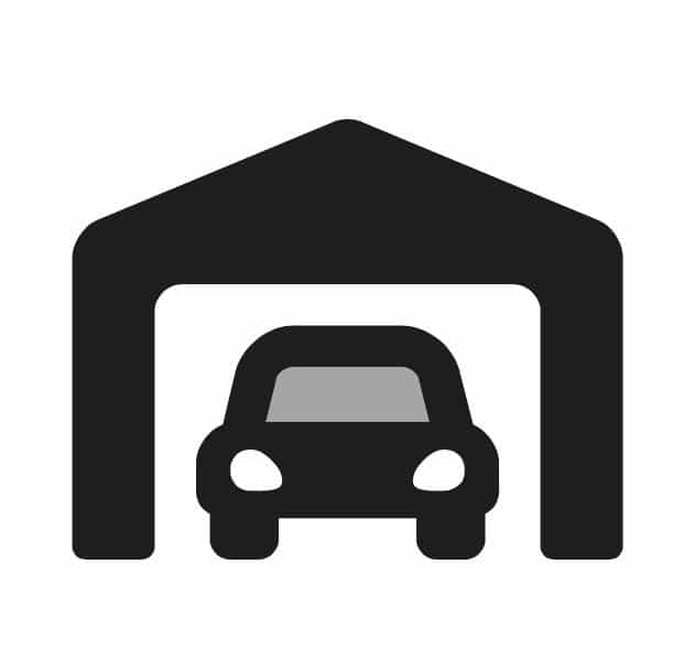 Car Garage- Open Icon