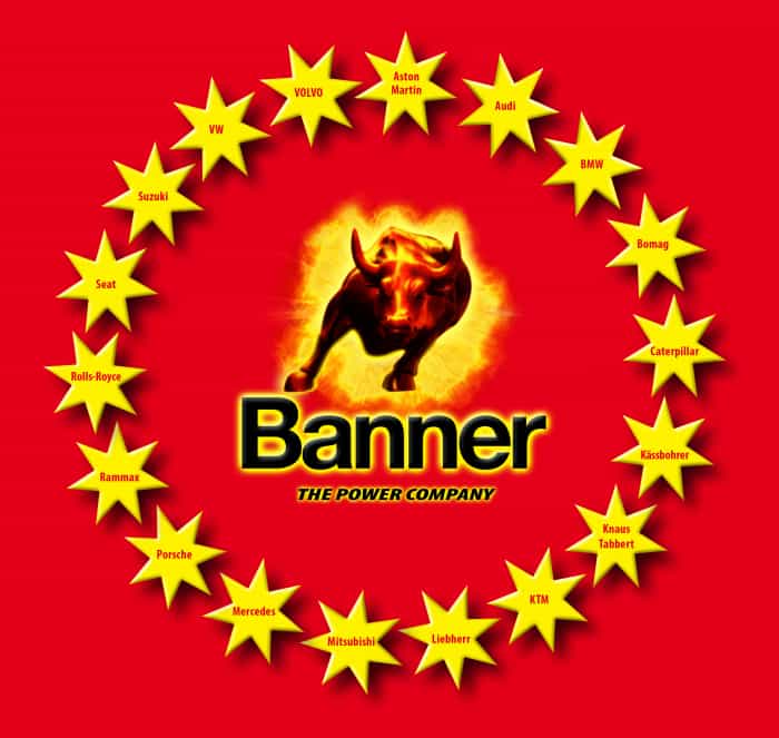 Banner Battery OE Logo