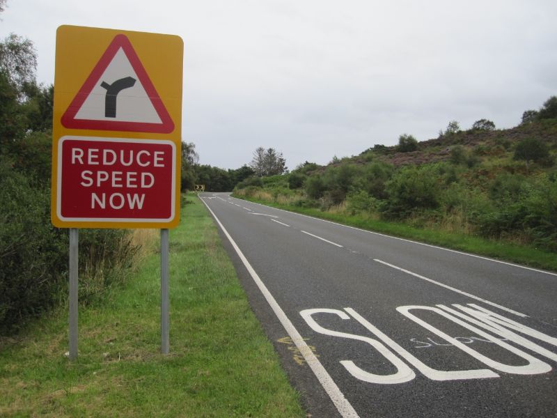 Reduce Speed Sign